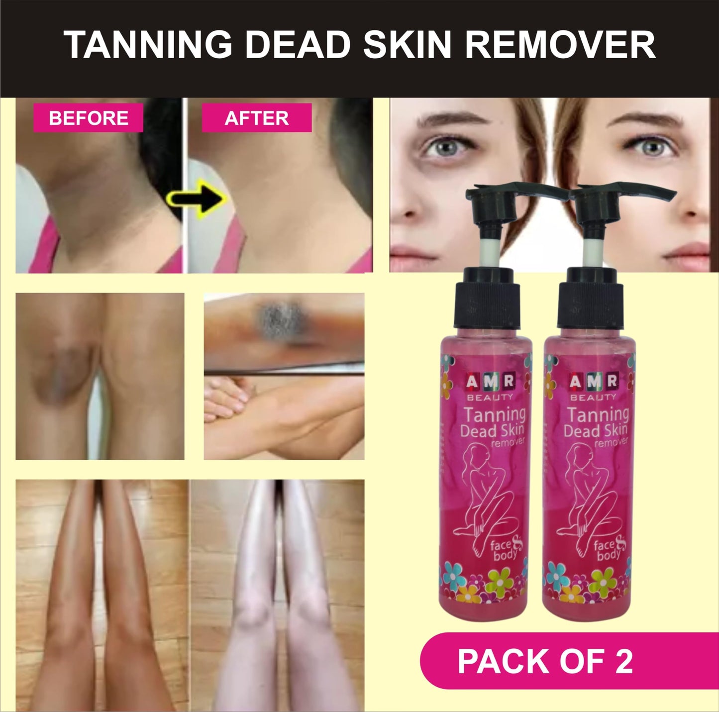 Tanning Dead Skin Remover (Pack of 2)